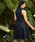 Halter Neck Linen Shirt Dress